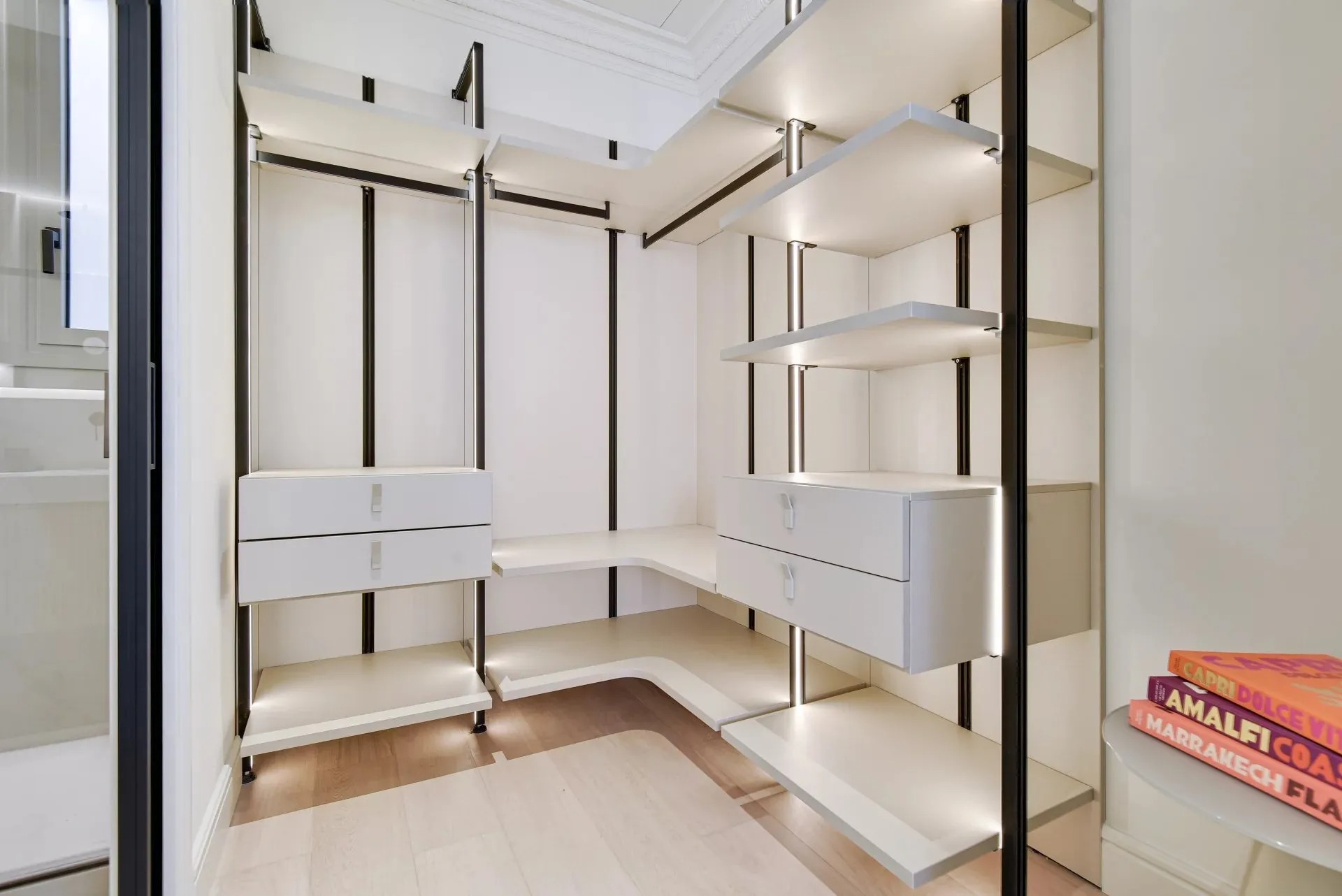 The apartment is fully furnished and offers everything you need for a comfortable stay.
